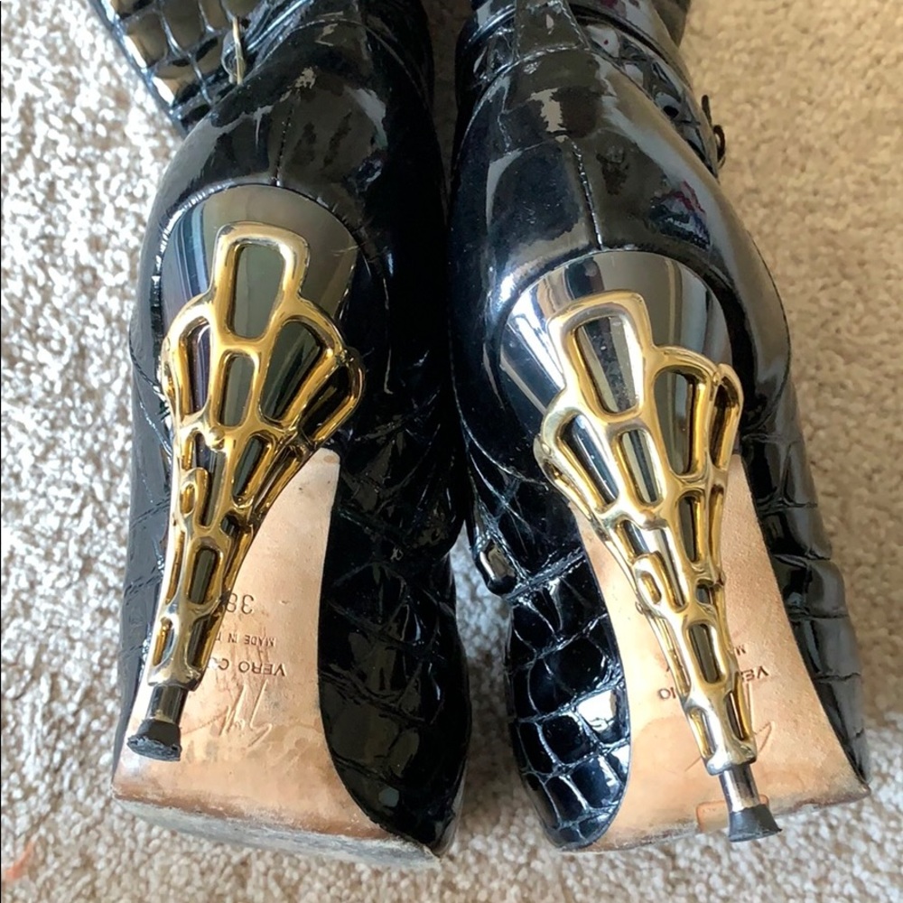 Giuseppe Zanotti vero cuoio leather boots - Picture 2 of 8